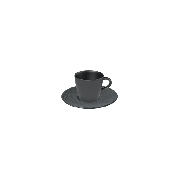 Villeroy & Boch Manufacture Rock Kaffee Set Schwarz 12-teilig 8