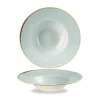 Churchill 12 X Teller Tief 24cm STONECAST Duck Egg Blue 23