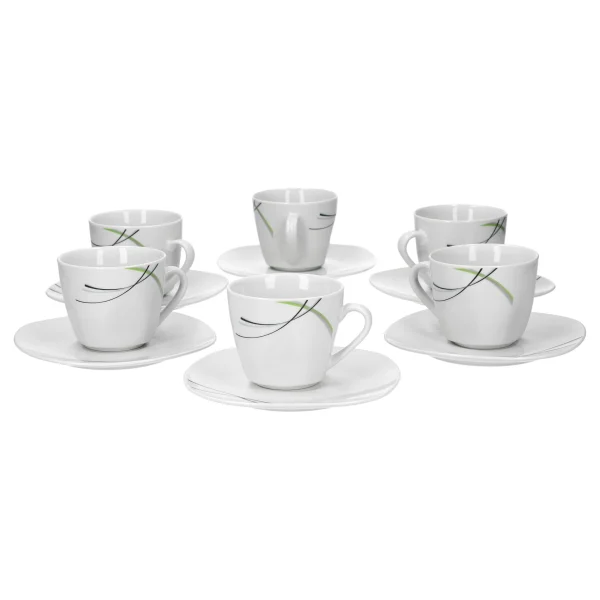 Null 6er Set Kaffeetasse 20cl Mit Kaffeeuntertasse 15cm Harmony 6