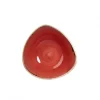 Churchill 12 X Schale Dreieckig 23,5cm STONECAST Berry Red 23