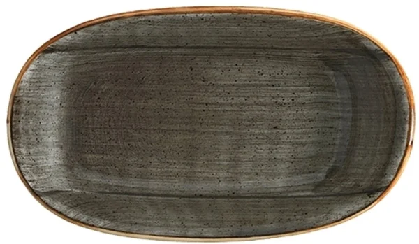 12 X Aura Dusk Gourmet Platte Oval 19x11cm * – Bonna Premium Porcelain 5