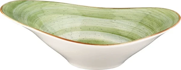 Bonna Premium Porcelain ATHSTR10KS Aura Therapy Bowl Schale, Dipschale, Aperitif, 7.5x10cm, 45ml, Porzellan, Grün, 1 Stück 1