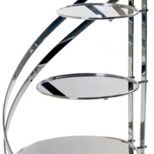 Null Etagere 3 Ebenen Ø24xH35cm Metall/Glas 17