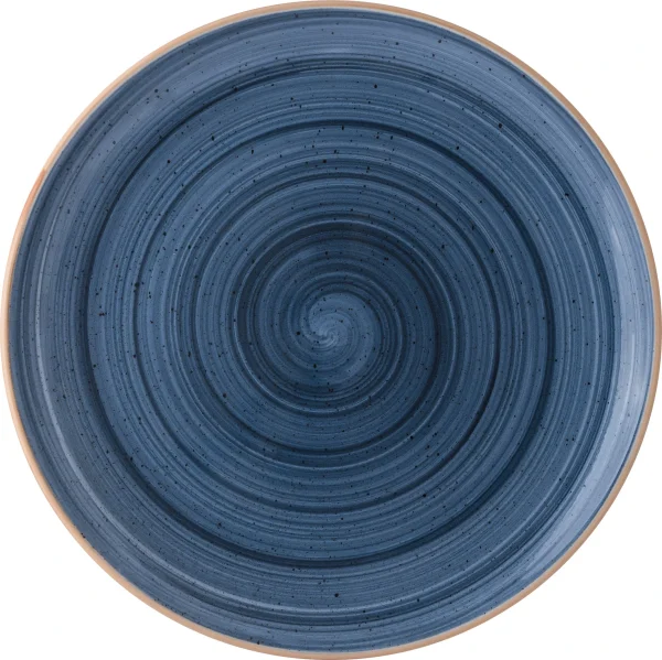 Bonna Premium Porcelain ADKGRM27DZ Aura Dusk Plate Teller Flach, 27cm, Porzellan, Blau, 1 Stück 1