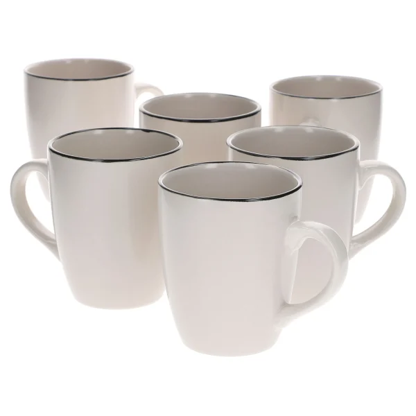 Null 6er Set Kaffeebecher 430ml Campo Grau 3