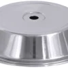 2x Contacto Tellerglocke, Rund, Edelstahl, Tellerdurchmesser: 19,1 Cm – 20,5 Cm, Höhe: 4 Cm 25