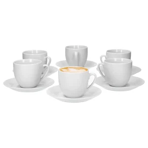 Null 4er Set Manhattan Kaffeetasse Mit Untertasse Für 4 Personen Schwarz – 24322667 17