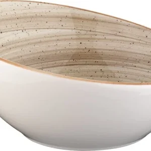 Bonna Premium Porcelain ATCVNT8KS Aura Terracotta Bowl Schale, Dipschale, Aperitif, 8cm, 60ml, Porzellan, Terrakotta, 1 Stück 15