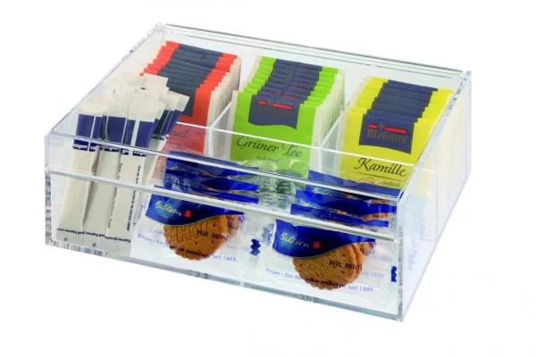 APS Teebox/Teekiste Mit 12 Kammern31 X 28 Cm, H: 9 Cm 4