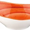 Bonna Premium Porcelain ATCSTR27KS Aura Terracotta Bowl Schale, Salatschale, Schüssel, 18.8x28cm, 750ml, Porzellan, Orange, 1 Stück 23