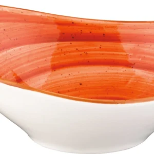 Bonna Premium Porcelain ATRSTR27KS Aura Terrain Bowl Schale, Salatschale, Schüssel, 18.8x28cm, 750ml, Porzellan, Braun, 1 Stück 11