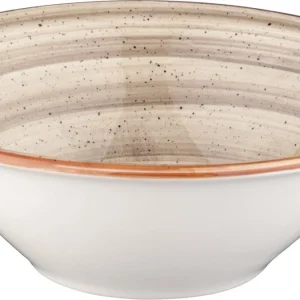 Bonna Premium Porcelain ADKSTR27KS Aura Dusk Bowl Schale, Salatschale, Schüssel, 18.8x28cm, 750ml, Porzellan, Blau, 1 Stück 19