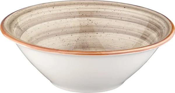 Bonna Premium Porcelain ADKSTR27KS Aura Dusk Bowl Schale, Salatschale, Schüssel, 18.8x28cm, 750ml, Porzellan, Blau, 1 Stück 7