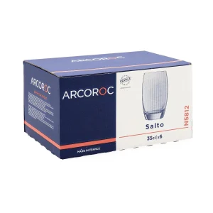 Arcoroc 6 X Becherglas CABERNET, Inhalt: 0,35 Liter, 19