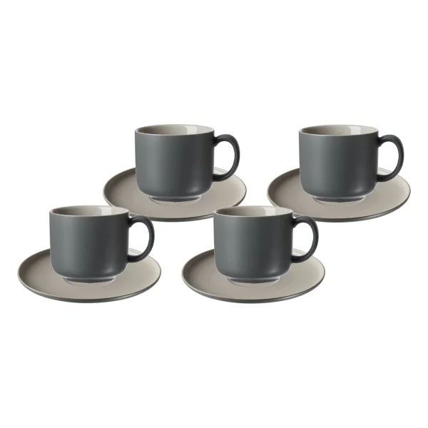 Ritzenhoff & Breker JASPER Cappuccino Set 8-tlg. Grau 1