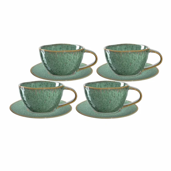 Leonardo MATERA Cappuccino Set Grün 8-teilig 1