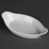 Olympia Whiteware Ovale Gratinschalen Weiß 19,8 X 10,7cm, Packungsinhalt: 6 Stück 25