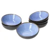 Null 6er Set Snack & Dip Schalen 4cm Reactive Glaze Blue 24321839 23