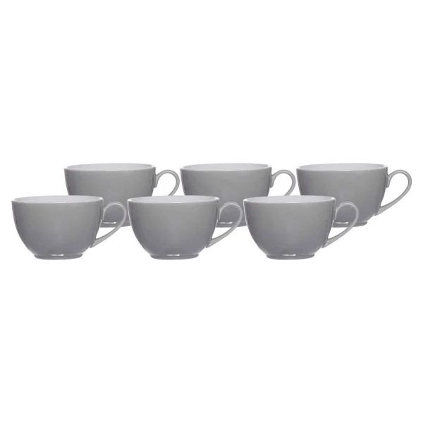 Ritzenhoff & Breker DOPPIO Kaffeetasse 200 Ml Grau 6er Set 1