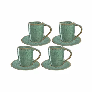 Leonardo MATERA Espresso Set Blau 8-teilig 15