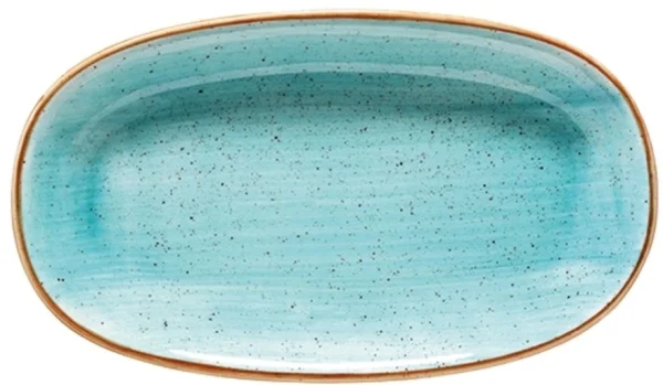 6 X Aura Terracotta Gourmet Platte Oval 34x19cm * – Bonna Premium Porcelain 7