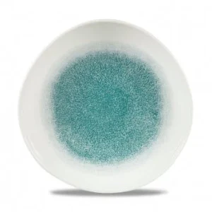 Churchill 12 X Teller Tief Organic 26,4cm RAKU Jade Green 17