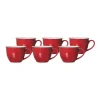 Ritzenhoff & Breker DOPPIO Jumbotasse 350 Ml Rot 6er Set 23