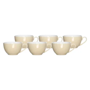 Ritzenhoff & Breker DOPPIO Kaffeetasse 200 Ml Grau 6er Set 17