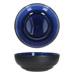 Null 18tlg. Teller Set Reactive Glaze Navy Blue- Athens – 24327290 21