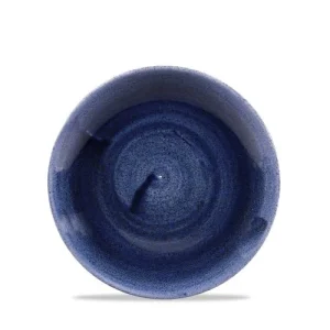 Churchill 12 X Teller Flach Coup 16,5cm STONECAST HINTS Indigo 19