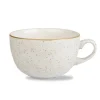 Churchill Stonecast Cappucino-Tasse Barley White ø9,5cm 227ml Weiß, Ohne Untertasse (12 Stück) Von CHEFGASTRO 25