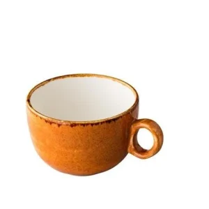 Null Kaffeetasse Jersey Stapelbar In Grün 160ml, Ohne Untertasse (6 Stück) Von CHEFGASTRO 13