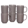 Ritzenhoff & Breker JASPER Kaffeebecher 285 Ml Taupe 6er Set 23