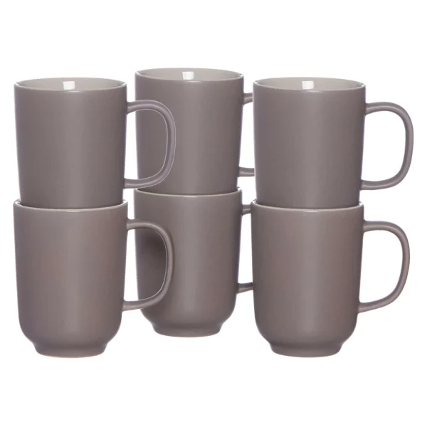 Ritzenhoff & Breker JASPER Kaffeebecher 285 Ml Taupe 6er Set 1