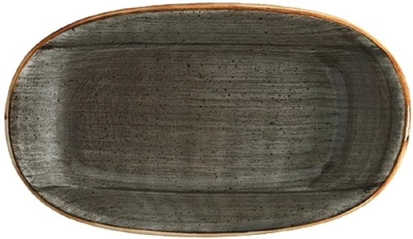 6 X Grain Gourmet Platte Oval 34x19cm * – Bonna Premium Porcelain 8