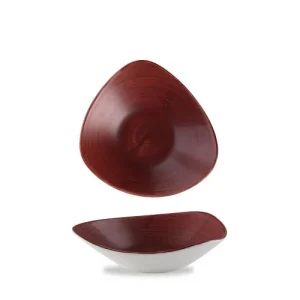 Churchill 12 X Schale Dreieckig 23,5cm STONECAST Berry Red 15