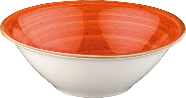 Bonna Premium Porcelain ADKSTR27KS Aura Dusk Bowl Schale, Salatschale, Schüssel, 18.8x28cm, 750ml, Porzellan, Blau, 1 Stück 8