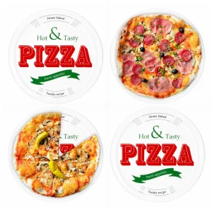 Null 4er Pizzateller Hot & Tasty 28cm 21