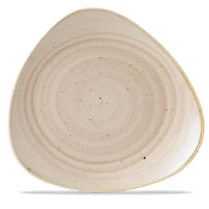 Churchill 12 X Teller Flach Dreieckig 19cm STONECAST Nutmeg Cream 15