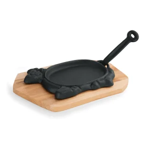 Was-germany WAS Germany – Servierpfanne Cast Iron 35 Mit Holzuntersetzer, 27 X 17,5 X 2 Cm, Gusseisen/Holz (3521300) 11