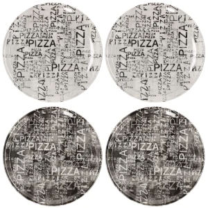 Null 4er Set Pizzateller Napoli Black 33cm – 04018#Z70 17