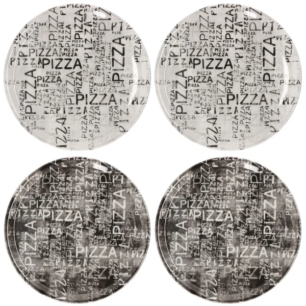 Null 4er Set Pizzateller Napoli Black 33cm – 04018#Z70 6