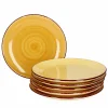 Null 6er Set Dessert- Kuchenteller Yellow Baita 23