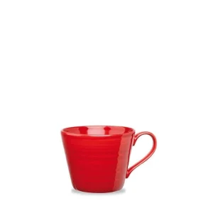 Churchill Rustics Line Kaffeetasse ø10x(H)8cm 355ml Grün, Ohne Untertasse (6 Stück) Von CHEFGASTRO 13