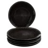 Null 6er Set Speiseteller Zakynthos Reactive Glaze Schwarz – 24327312 23