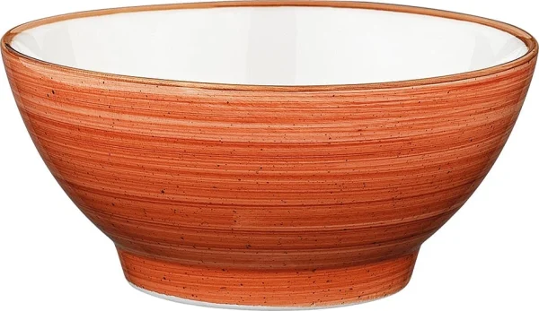 Bonna Premium Porcelain ATCRIT12AKS Aura Terracotta Bowl Suppenschüssel, Napf, Terrine, Schale, 12cm, 290ml, Porzellan, Terrakotta, 1 Stück 1