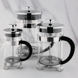 Olympia French Press Edelstahl Und Glas 80cl 19