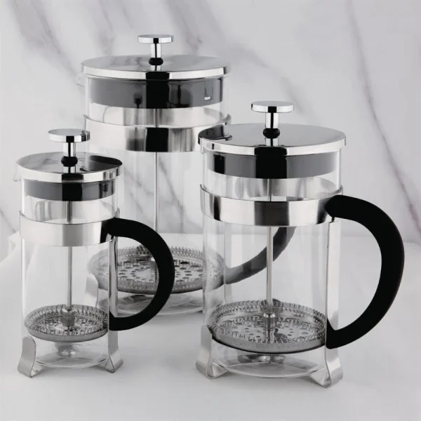 Olympia French Press Edelstahl Und Glas 80cl 7