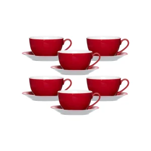 Ritzenhoff & Breker DOPPIO Kaffeeservice 12-teilig Rot 13