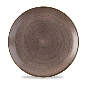 Churchill 12 X Teller Rund 26cm STONECAST RAW Brown 11